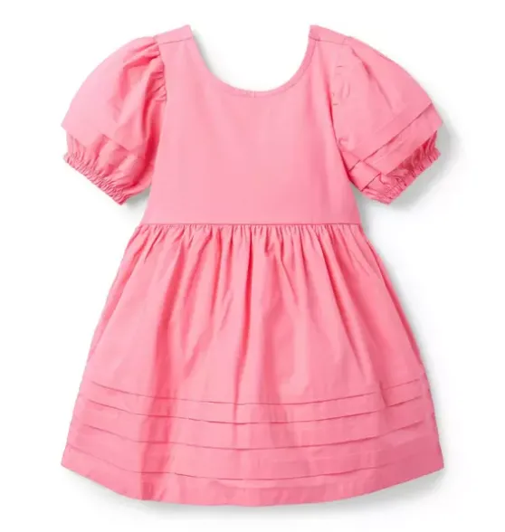 The Pintuck Puff Sleeve Dress