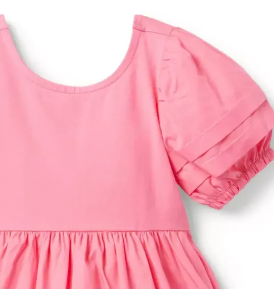 The Pintuck Puff Sleeve Dress