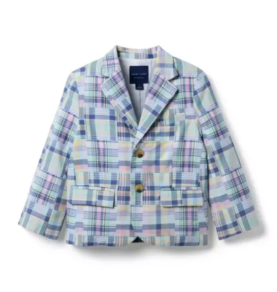 The Plaid Patchwork Blazer