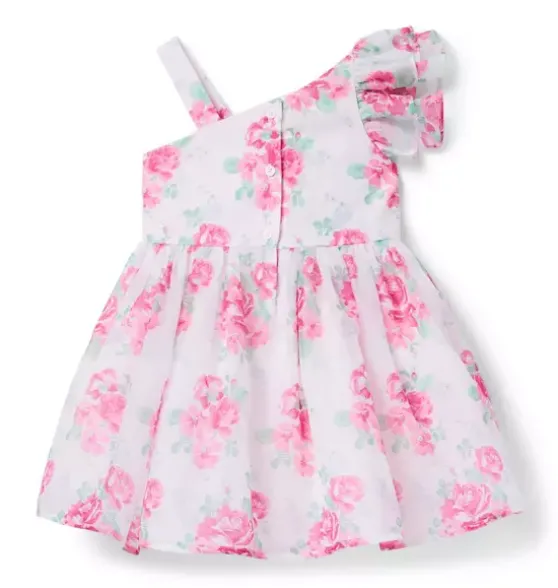 The Rose Ruffle Party Dress