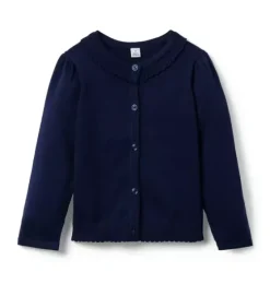 The Scallop Trim Cardigan