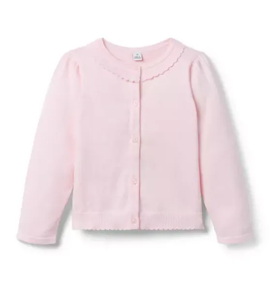 The Scallop Trim Cardigan