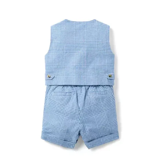 The Tattersall Baby Suit Set