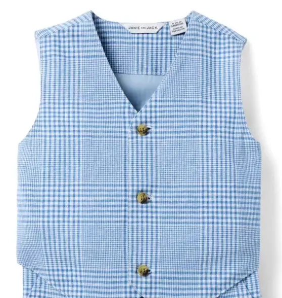 The Tattersall Baby Suit Set
