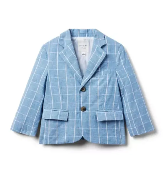 The Tattersall Linen-Cotton Blazer