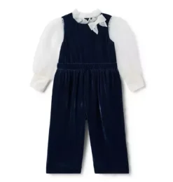 The Velvet Organza Sleeve Jumpsuit