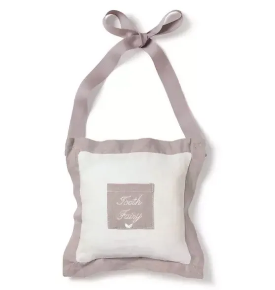 Tooth Fairy Pillow in Grey