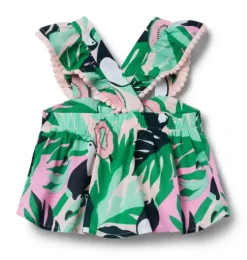 Toucan Flutter Sleeve Top