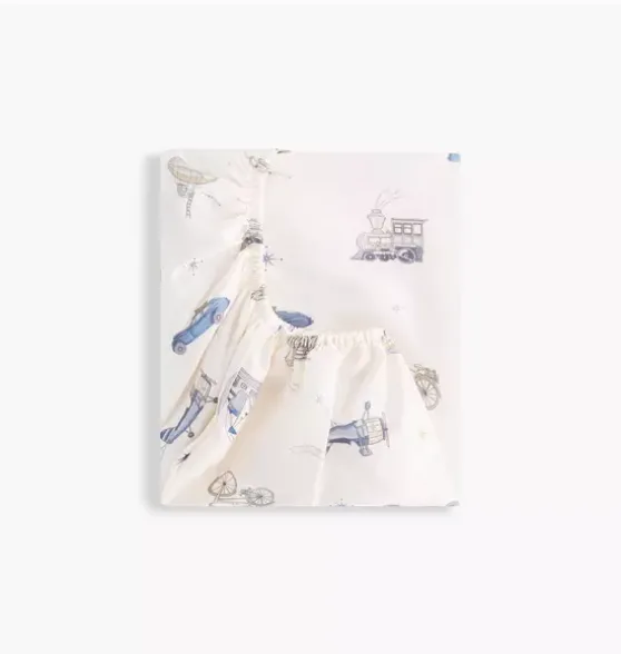 Transit Treasures Crib Sheet - Blue