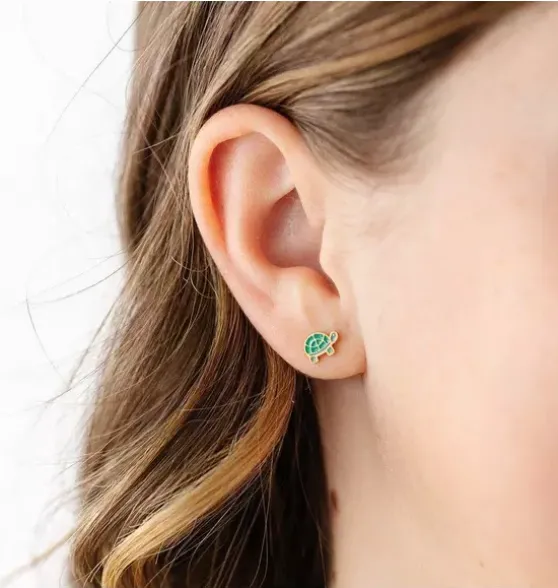 Turtle Stud Earring