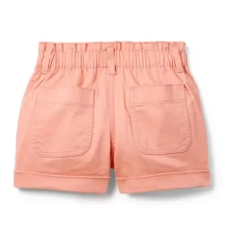 Twill Paperbag Waist Short