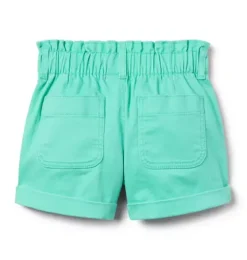 Twill Paperbag Waist Short