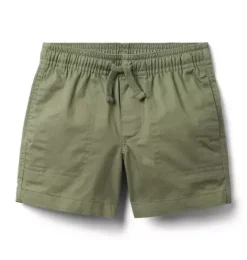 Twill Patch Pocket Pull-On Short