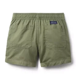 Twill Patch Pocket Pull-On Short