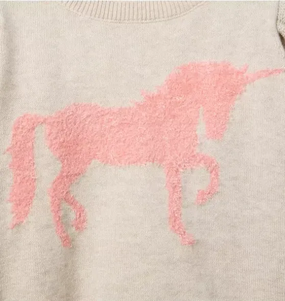 Unicorn Ruffle Sweater