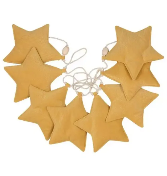 Velvet “Honey Dust” Garland with Stars