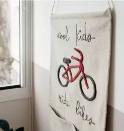 Wall Pocket Hanger Cool Kids Ride Bikes