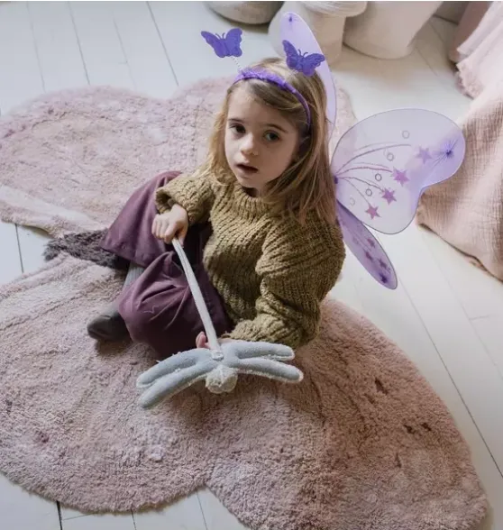 Washable Animal Rug Baby Butterfly