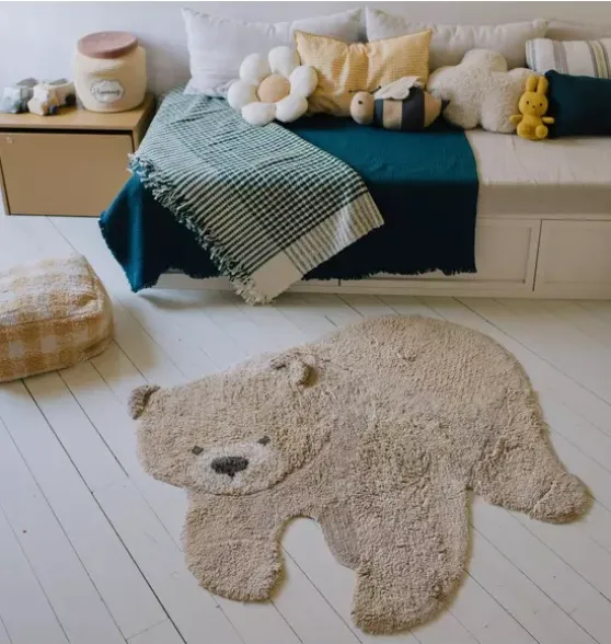 Washable Animal Rug Bear