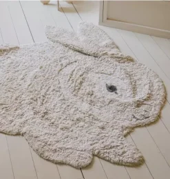 Washable Animal Rug Bunny
