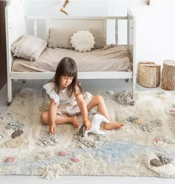 Washable Play Rug Path of Nature