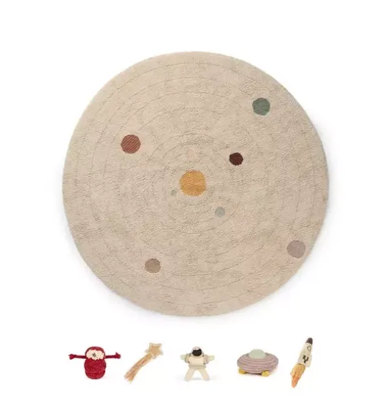 Washable Play Rug Solar System