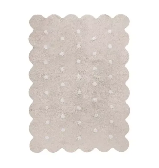 Washable Rug Biscuit Beige