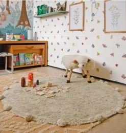 Washable Rug Bubbly Olive