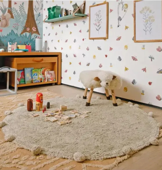 Washable Rug Bubbly Olive