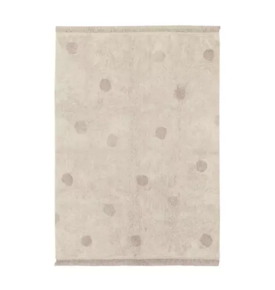 Washable Rug Hippy Dots Vintage Nude