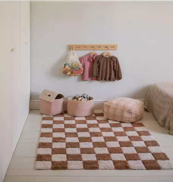 Washable Rug Kitchen Tiles Toffee