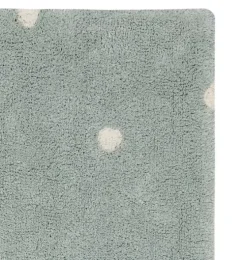 Washable Rug Mini Dot Blue Sage