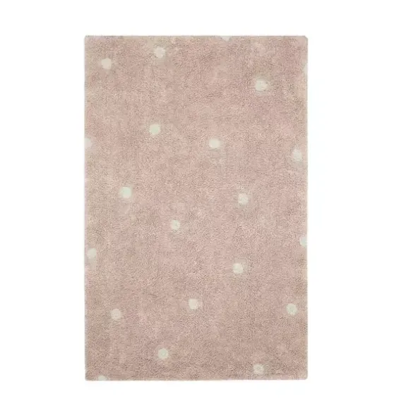 Washable Rug Mini Dot Rose