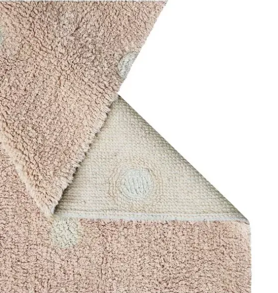 Washable Rug Mini Dot Rose