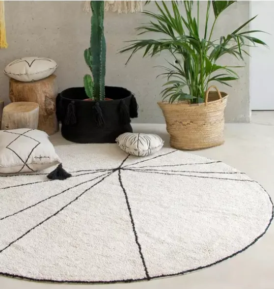 Washable Rug Trace Beige