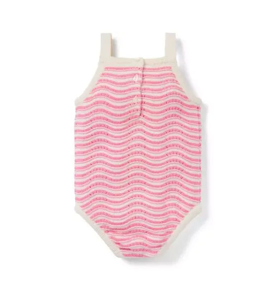 Wavy Striped Romper