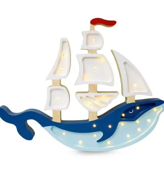 Whale Ship Lamp