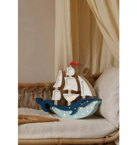 Whale Ship Lamp