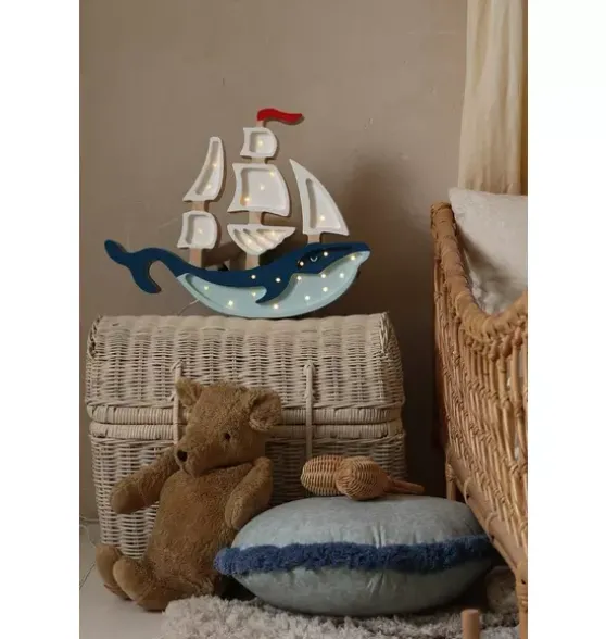 Whale Ship Lamp