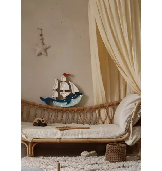 Whale Ship Lamp
