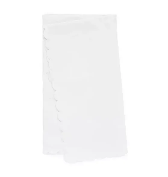 White Scallop Tissue Paper