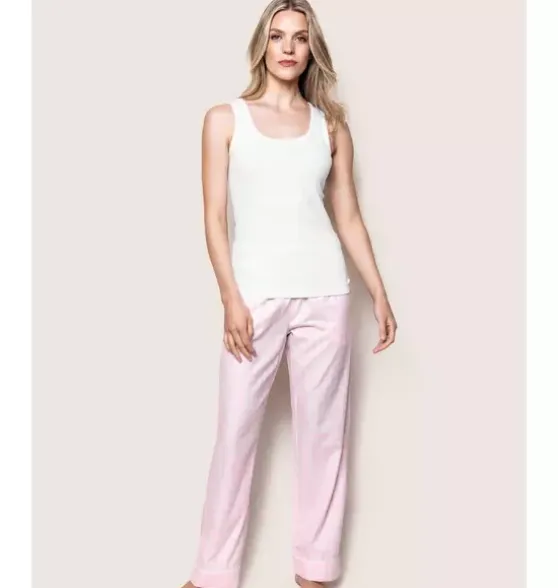 Women's Pink Gingham Pant Separates