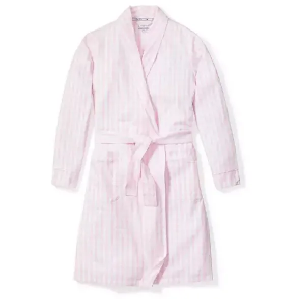 Women's Pink Gingham Robe
