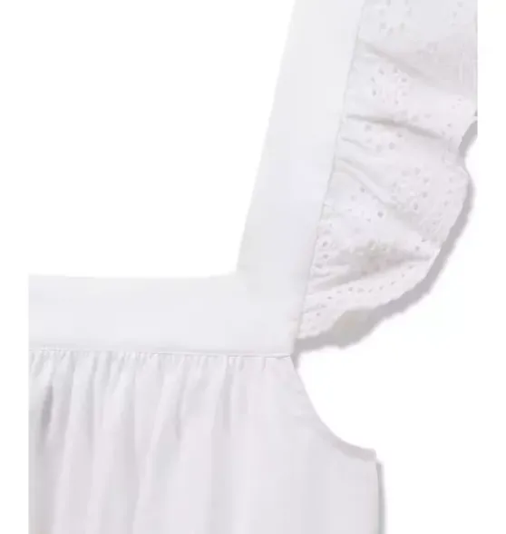 Women's Twill Clara Nightgown in White