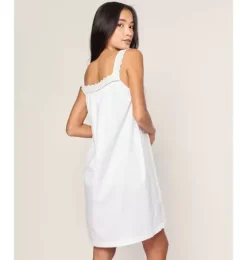 Women's Twill Esme Nightgown in White