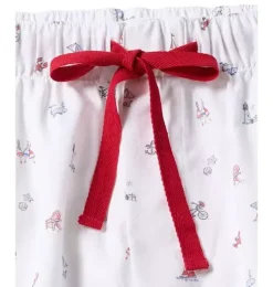 Women's Twill Short Pajama Set in Coastal Charms