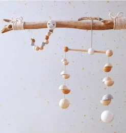 Wooden Mobile Dots
