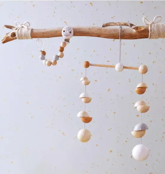 Wooden Mobile Dots