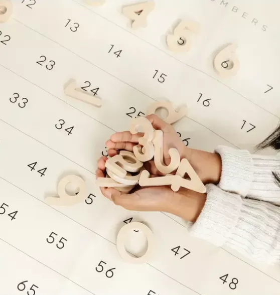 Wooden Numbers